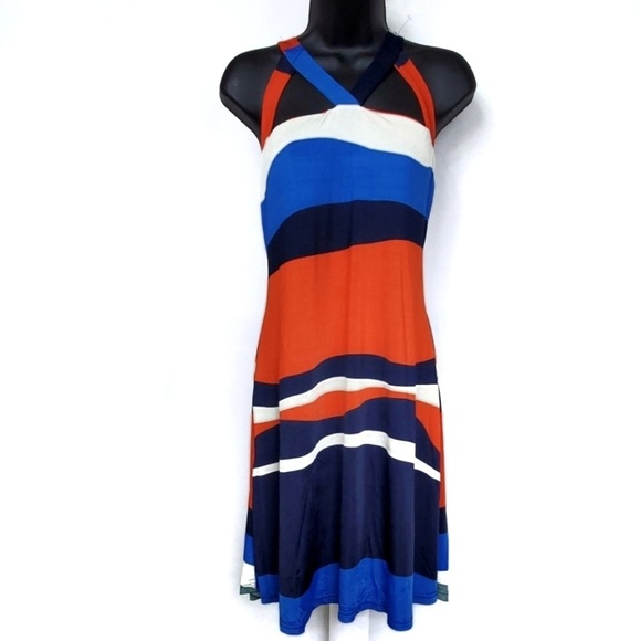 Strappy Striped Dress - Picture 2 of 6